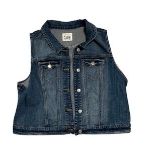 Jean Vest Womens 1x warehouse One